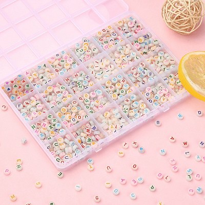 1350Pcs 27 Style Acrylic Beads MACR-YW0002-15-1