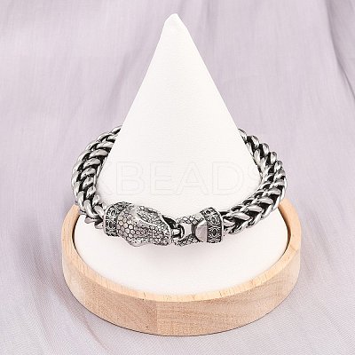 316 Surgical Stainless Steel Link Bracelets BJEW-C125-13-1