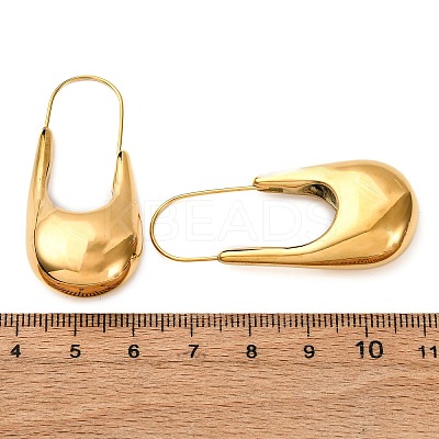 304 Stainless Steel Hoop Earrings EJEW-K315-04G-1