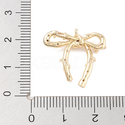 Brass Pave Clear Cubic Zirconia Pendants LS-KK-Z061-11G-1