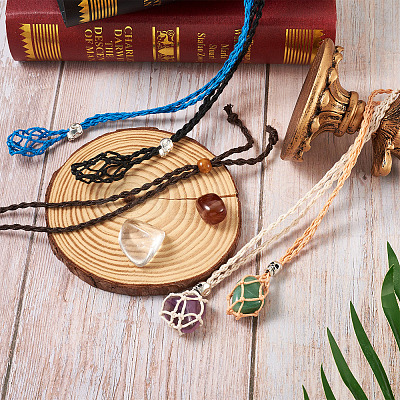 DIY Pendant Necklaces Making Kits DIY-FW0001-05-1