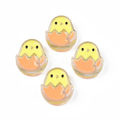 Transparent Acrylic Beads ACRC-S039-07E-1