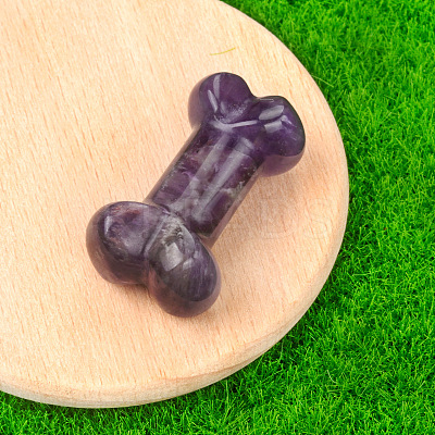 Natural Amethyst Carved Healing Bone Figurines PW-WG39010-14-1