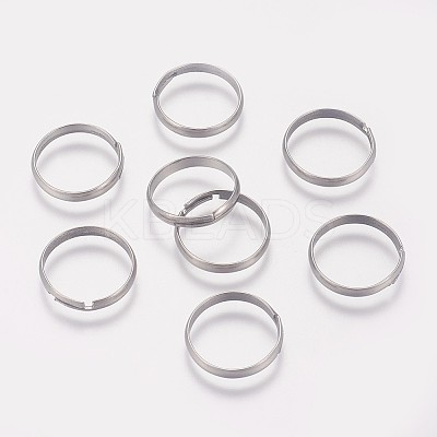Tarnish Resistant 316 Surgical Stainless Steel Finger Ring Settings LS-X-STAS-I090-02P-1