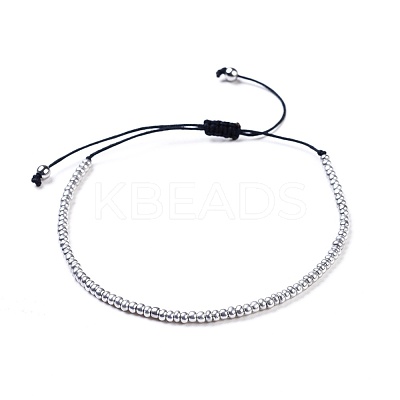 Nylon Thread Braided Beads Bracelets BJEW-JB04348-06-1
