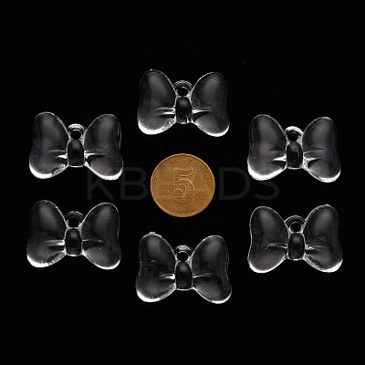 Transparent Acrylic Pendants TACR-T024-02BB-205-1