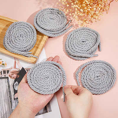 4 Pairs Cotton Shoelaces FIND-FH0012-04A-1