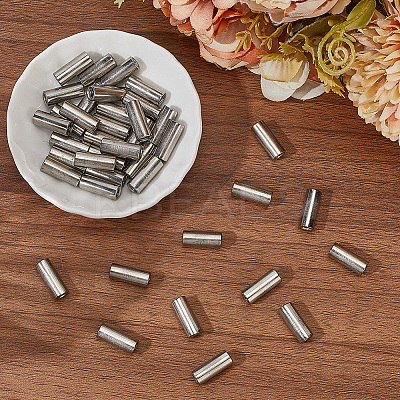 40Pcs 304 Stainless Steel Ear Nuts DIY-BBC0002-62-1