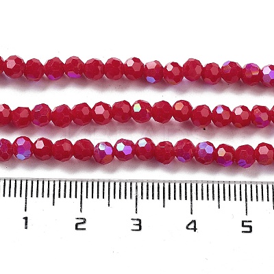 Opaque Glass Beads Strands LS-EGLA-A035-P4mm-L16-1