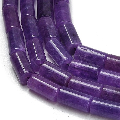 Dyed Natural Malaysia Jade Beads Strands G-C285-B01-01E-1