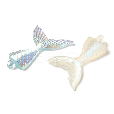 Laser Transparent Resin Pendants FIND-Q092-01-1