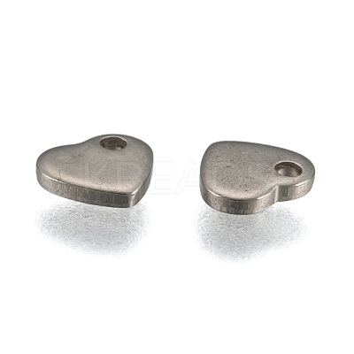 Tarnish Resistant Handmade Gifts Ideas for Valentines Day 304 Stainless Steel Stamping Blank Tag Pendants STAS-Q073-1