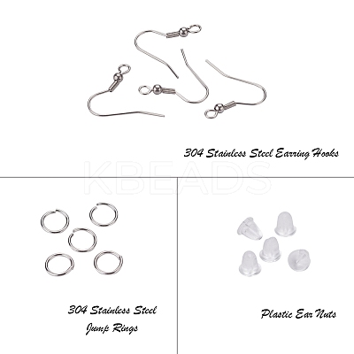 DIY Earring Making Kit FIND-YW0001-29-1