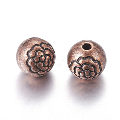 Tibetan Style Alloy Beads LS-PALLOY-ZN-28402-R-FF-1