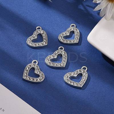 Valentine Day Ideas Alloy Rhinestone Pendants LS-X-RSB210-2-1
