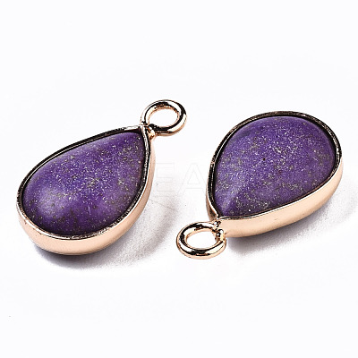 Synthetic Turquoise Pendants G-S359-279C-1