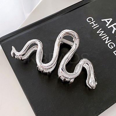 Snake Shape Alloy Large Claw Hair Clips SNAK-PW0001-35C-1