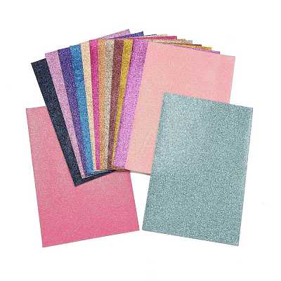 Sparkle PU Leather Fabric AJEW-MSMC006-01-1