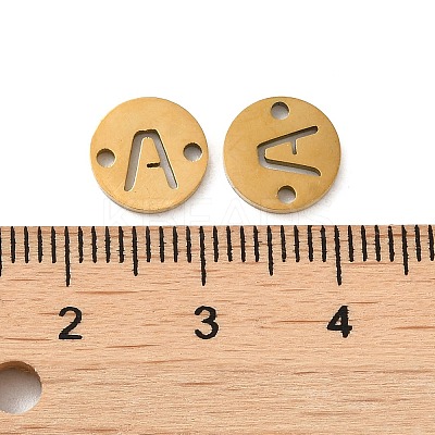 26Pcs Ion Plating(IP) 304 Stainless Steel Connector Charms STAS-C081-03G-1