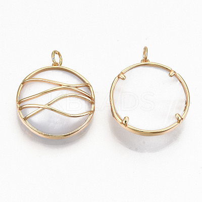 Brass Pendants KK-N231-202-NF-1