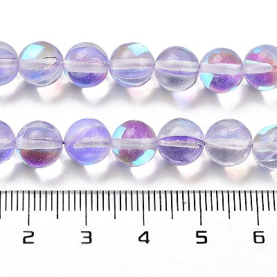 Transparent Glass Beads GLAA-B022-8mm-10-1