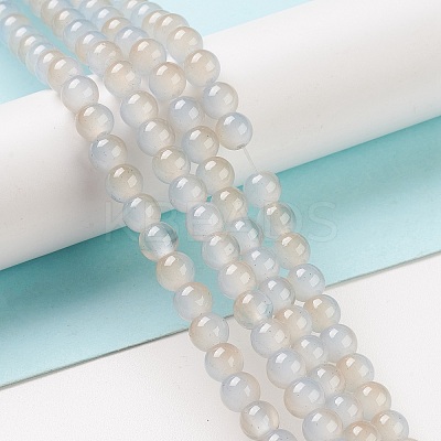 Baking Paint Glass Beads Strands DGLA-R053-01D-1