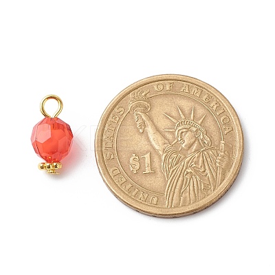 Transparent Acrylic Pendants PALLOY-JF01811-1