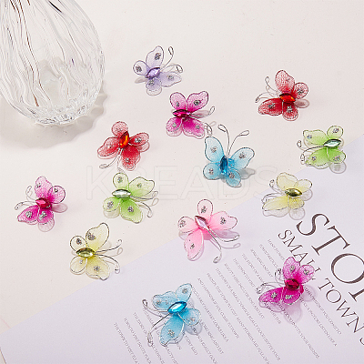 Screen Fabric Butterflies DIY-SC0009-30-1