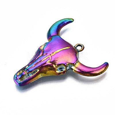 Rainbow Color Alloy Pendants PALLOY-S180-026-RS-1