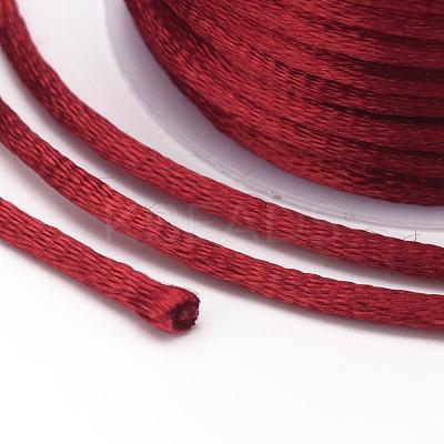 Nylon Satin Rattail Cords NWIR-L006-2mm-05-1