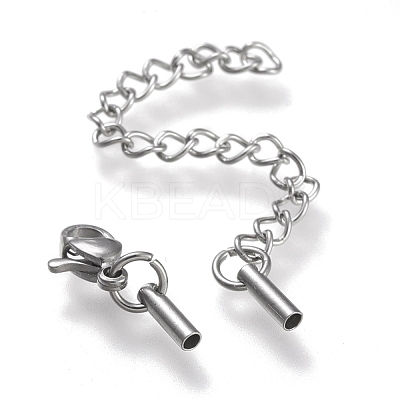 Tarnish Resistant 304 Stainless Steel Curb Chain Extender STAS-K195-29P-07-1