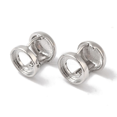 Brass Stud Earring Findings KK-U013-09P-1