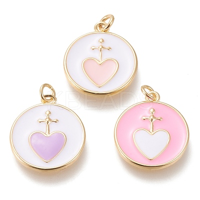 Brass Pendants ZIRC-I044-01-1