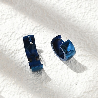 304 Stainless Steel Polishing effect Hoop Earrings EJEW-M001-29A-1