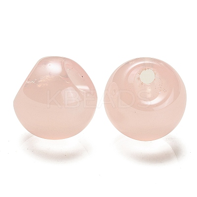 Opaque Acrylic Beads OACR-G012-03H-1