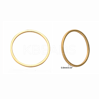 Ion Plating(IP) 304 Stainless Steel Linking Ring X-STAS-S079-13-B03-NF-1