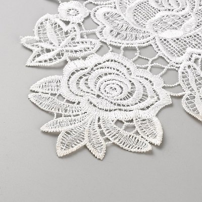 Embroidered Floral Lace Collar FIND-WH0148-304B-1
