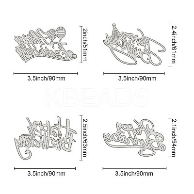 Carbon Steel Cutting Dies Stencils DIY-DM0001-53-1