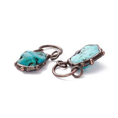 Synthetic Turquoise Pendants G-M383-16R-1