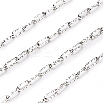 Brass Paperclip Chains X-CHC-S008-001D-P-1