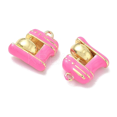 Brass Enamel Pendants LS-KK-A300-05G-1