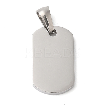 Non-Tarnish 304 Stainless Steel Pendants STAS-Q244-04P-1