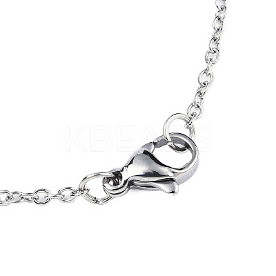 Non-Tarnish 201 Stainless Steel Pendants Necklaces LS-NJEW-S105-JN670-45-1-1