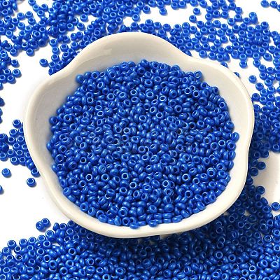Baking Paint Glass Seed Beads SEED-P006-03A-25-1