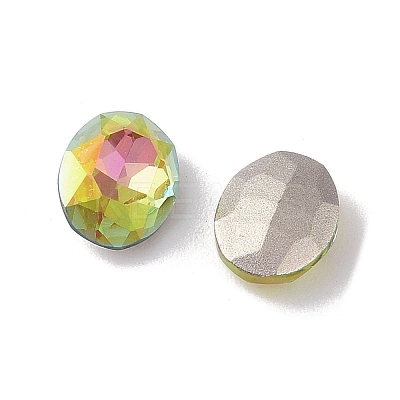 Glass Rhinestone Cabochons RGLA-L029-02A-VRLA-1