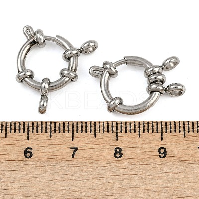 304 Stainless Steel Spring Ring Clasps STAS-B095-03P-02-1