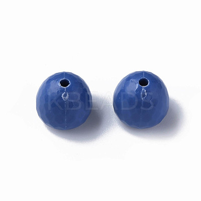 Opaque Acrylic Beads MACR-S373-10A-A16-1