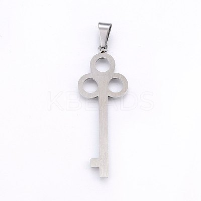 Tarnish Resistant 304 Stainless Steel Big Pendants STAS-O103-07P-1