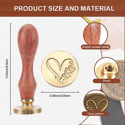Wax Seal Stamp Set AJEW-WH0208-1157-1