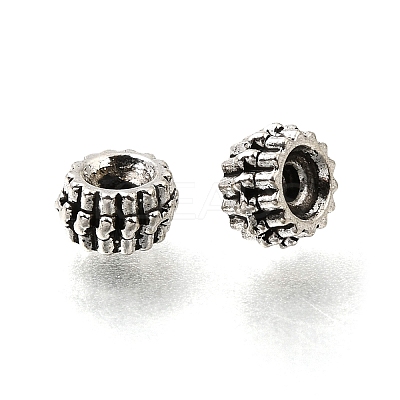 Tibetan Style Alloy Beads AL-CBA3B63-10AS-1